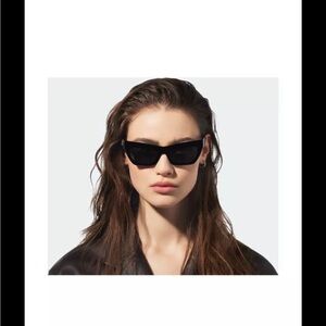 Burberry Black Cat-Eye Sunglasses